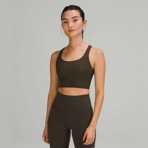 Lululemon Energy Longline Bra Ribbed Luxtreme size 10